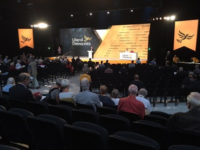 Inside the hall, Liberal Democrats 2018