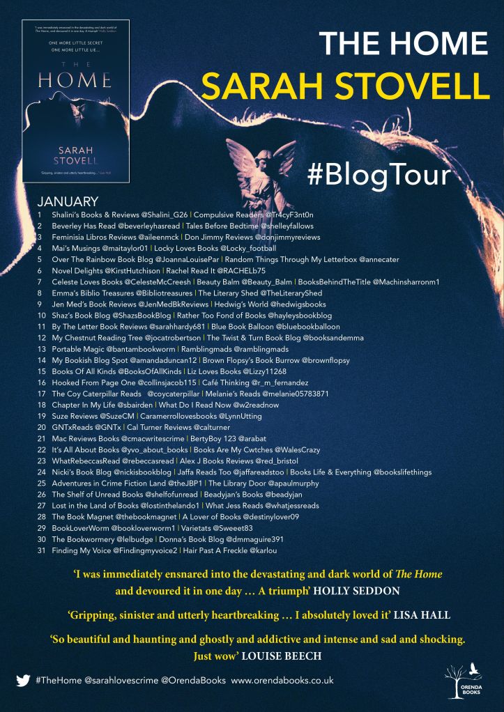 The Home blog tour poster
