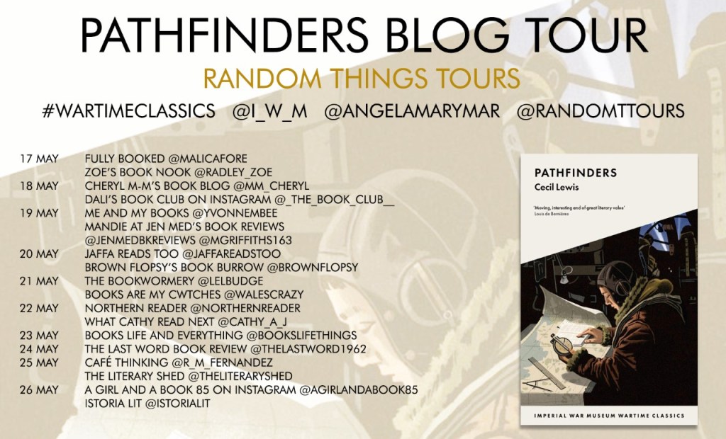 Blog tour poster for Pathfinders by Cecil Lewis