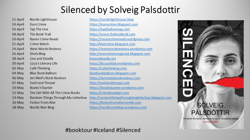 Silenced blog tour poster