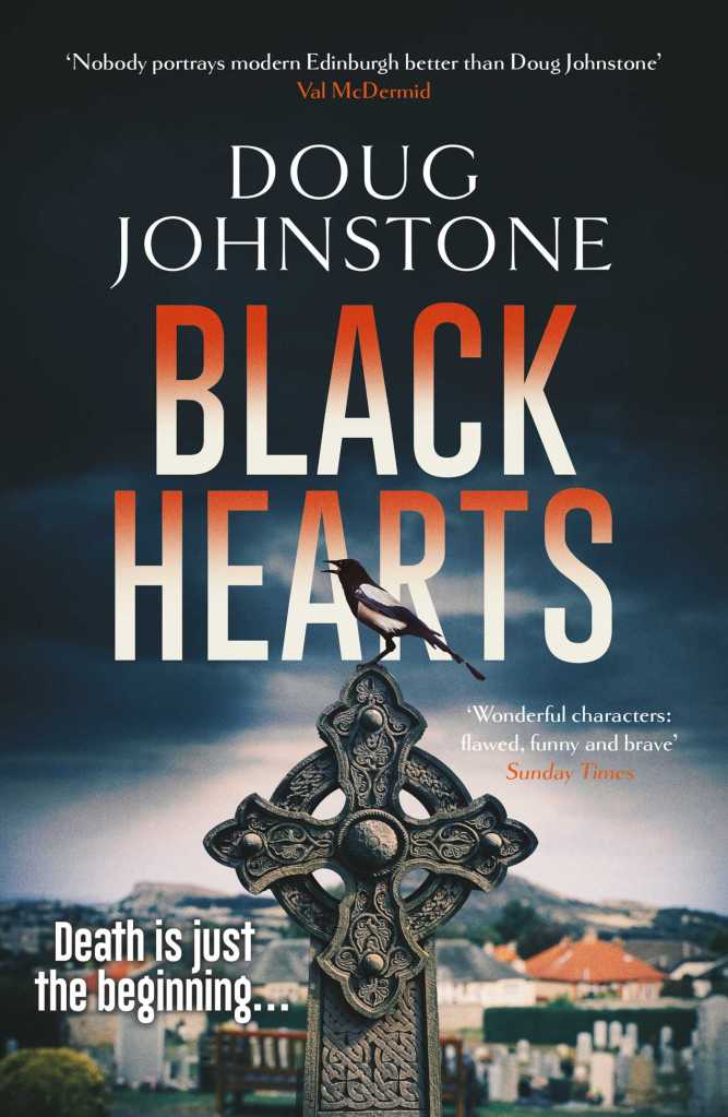 Front cover of Black Hearts by Doug Johnstone