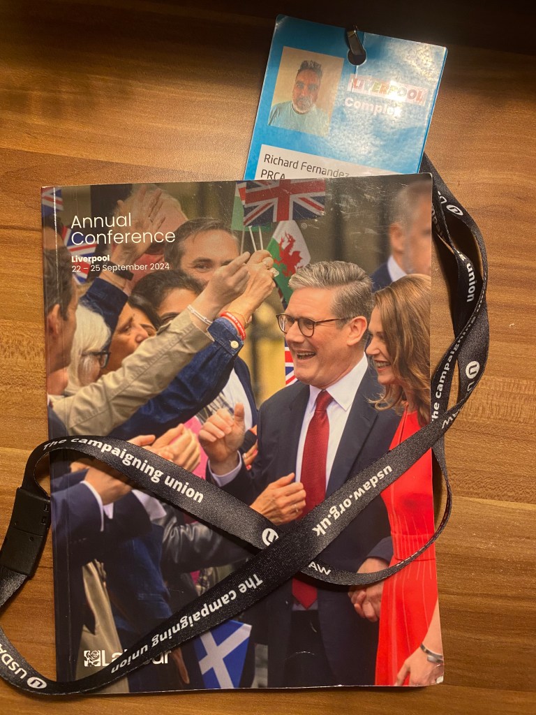 Labour 2024 programme and badge