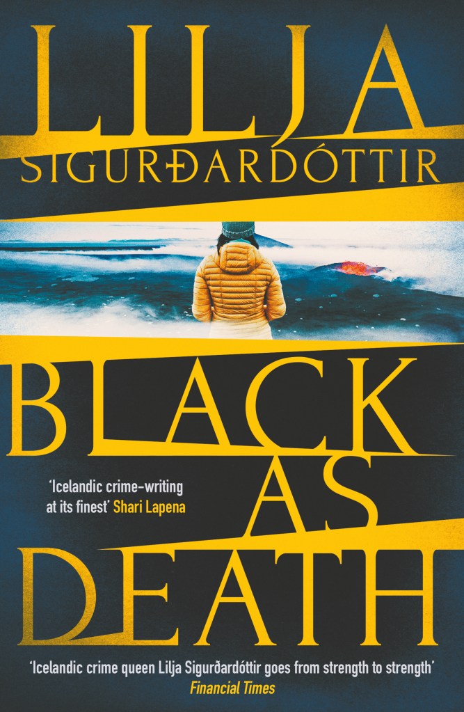 Front cover of Black as Death by by Lilja Sigurðardóttir tr Lorenza Garcia