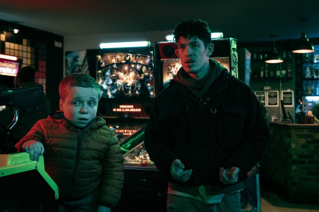 Reece Nesmith (Lenny Rush) and Roddy Ho (Christopher Chung) in Slow Horses season 6