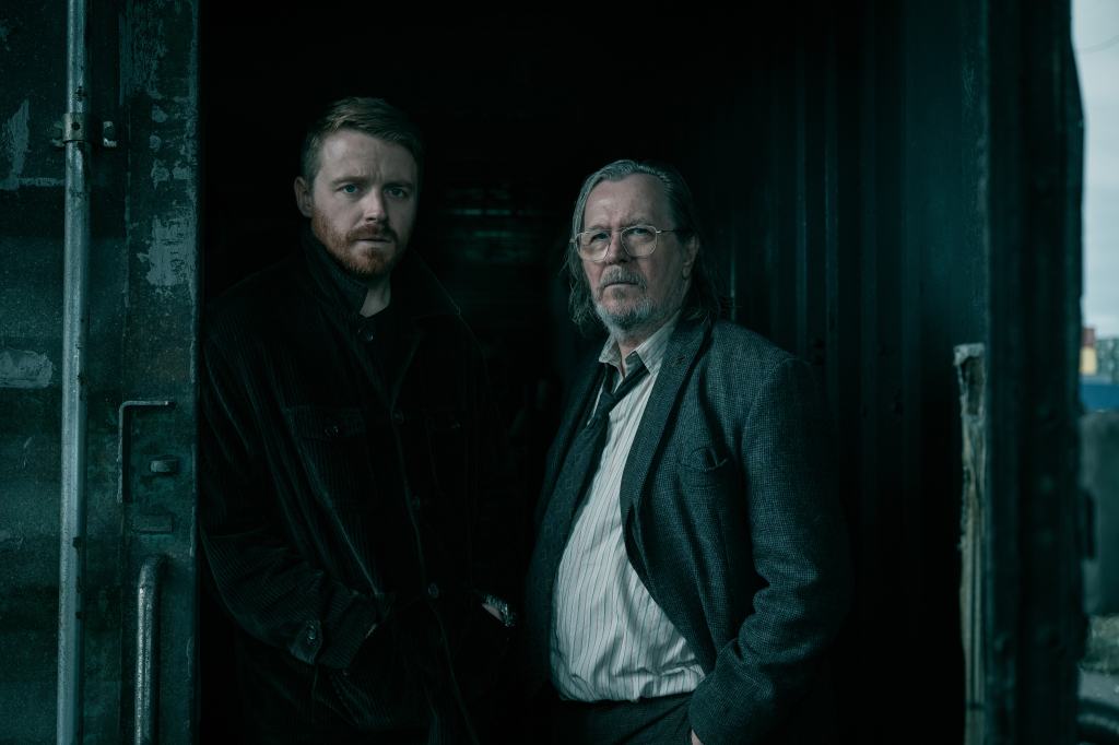Jack Lowden and Gary Oldman in Slow Horses.